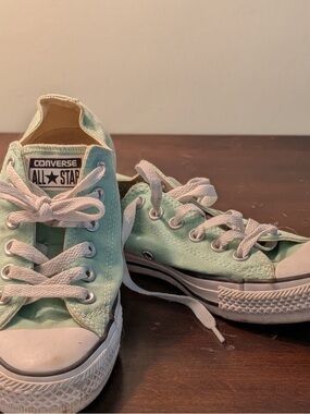 Converse Mint Green Low Top Sneakers